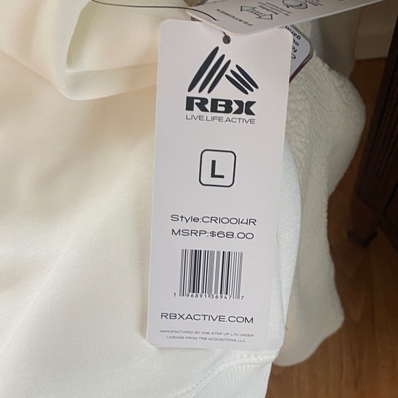 RBX White Women's athletic top - Picture 11 of 13